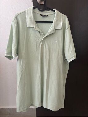 Michael Kors Men's Greenwich Polo Shirt - Sage Green - Size Large